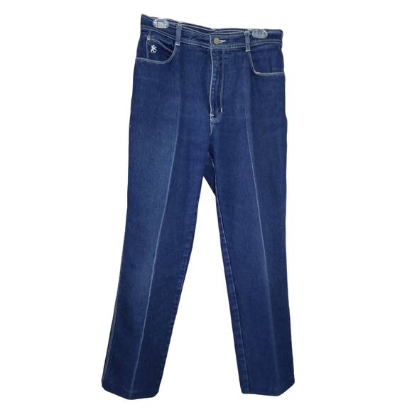 Vintage Braxton 80s High Waist Jeans Blue Triple Stitch size 8 / 10 Retro - Picture 8 of 13